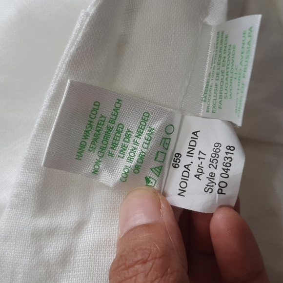 Lilly Pulitzer Ziva Cargo Embroidered Linen Pants - Picture 6 of 11